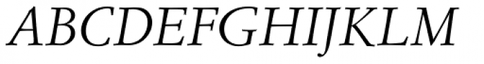 Garamond No 9 Italic Font UPPERCASE