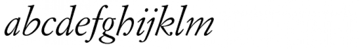 Garamond No 9 Italic Font LOWERCASE