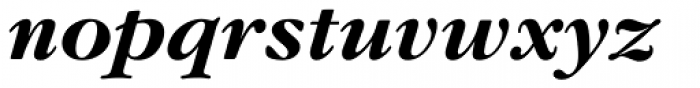 Garamond Nova Pro Bold Italic Font LOWERCASE