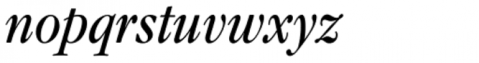Garamond Nova Pro Condensed Italic Font LOWERCASE