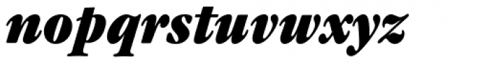 Garamond Nova Pro Condensed Ultra Italic Font LOWERCASE