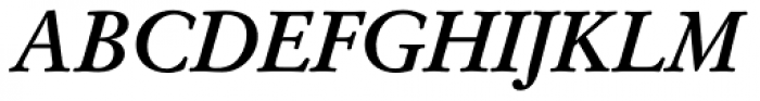 Garamond Nr 1 SB Medium Italic Font UPPERCASE