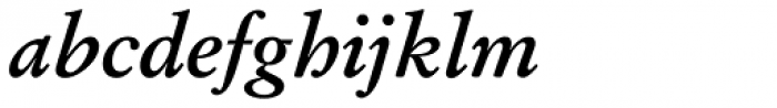 Garamond Nr 1 SB Medium Italic Font LOWERCASE