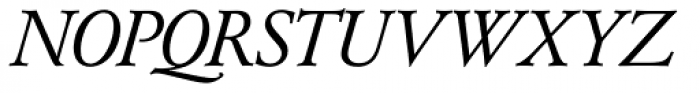 Garamond Nr 2 SH Italic Font UPPERCASE