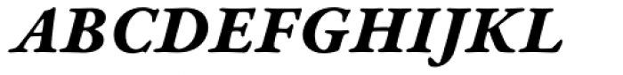 Garamond Premr Pro Caption Bold Italic Font UPPERCASE