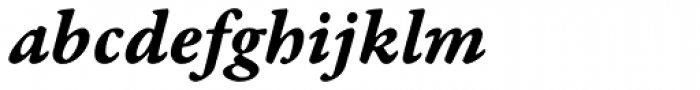 Garamond Premr Pro Caption Bold Italic Font LOWERCASE