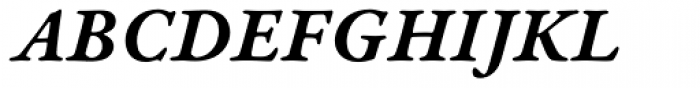 Garamond Premr Pro Caption SemiBold Italic Font UPPERCASE