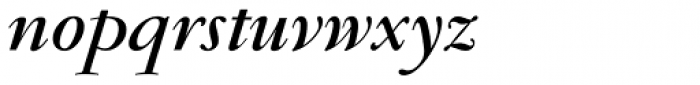 Garamond RR Bold Italic Font LOWERCASE