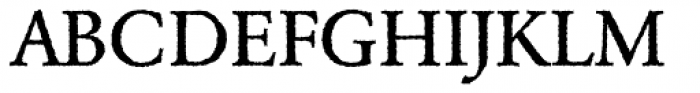 Garamond Rough Pro Medium Font UPPERCASE