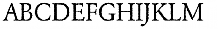 Garamond Rough Pro Regular Font UPPERCASE