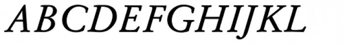 Garamond SB Italic Font UPPERCASE