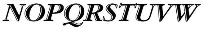 Garamond Std Handtooled Bold Italic Font UPPERCASE