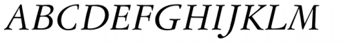 Garamond Three Italic Font UPPERCASE