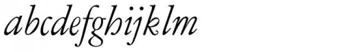 Garamont Amst EF Italic Font LOWERCASE