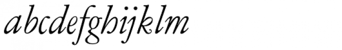 Garamont Amst SB Italic Font LOWERCASE