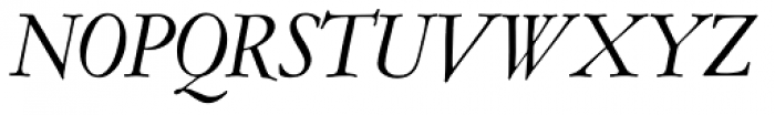 Garamont Amst SH Italic Font UPPERCASE