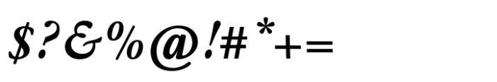 Garamont Amsterdam EF Bold Italic Font OTHER CHARS