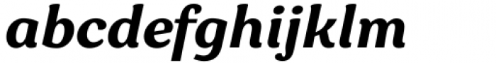 Garbata Bold Italic Font LOWERCASE