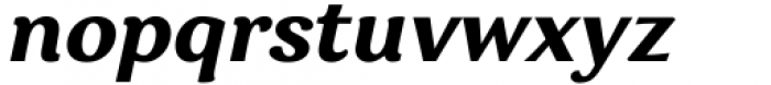 Garbata Bold Italic Font LOWERCASE