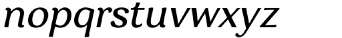 Garbata Italic Font LOWERCASE