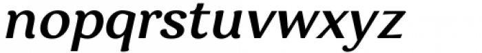 Garbata Medium Italic Font LOWERCASE