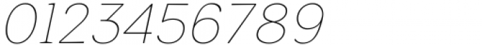 Garbata Thin Italic Font OTHER CHARS