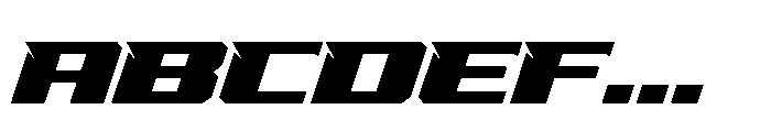 Garco Racing Font UPPERCASE
