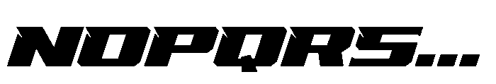Garco Racing Font UPPERCASE