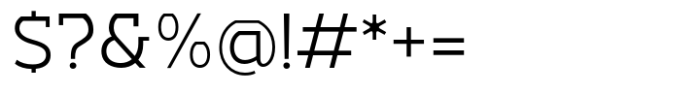 Garcog Extra Light Font OTHER CHARS