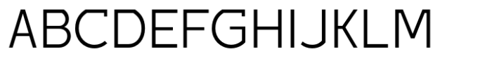Garcog Extra Light Font UPPERCASE