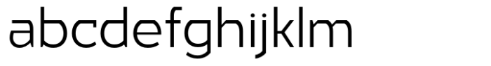 Garcog Extra Light Font LOWERCASE