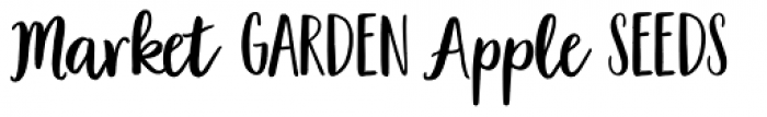 Garden Collection Free Font OTHER CHARS