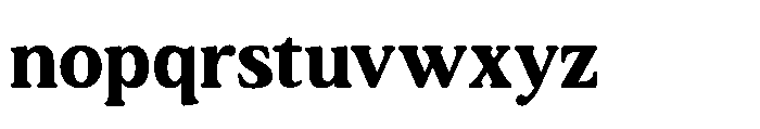 Garden Rostera Regular Font LOWERCASE
