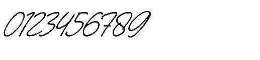 Garden Scrawl Italic Font OTHER CHARS