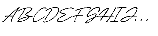 Garden Scrawl Italic Font UPPERCASE