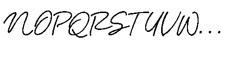 Garden Scrawl Regular Font UPPERCASE
