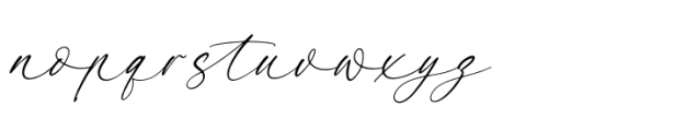 Garden Silent Italic Font LOWERCASE