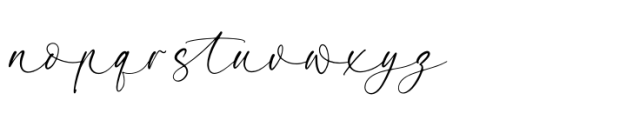 Garden Silent Regular Font LOWERCASE