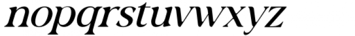 Gardena Quanto Bold Italic Font LOWERCASE