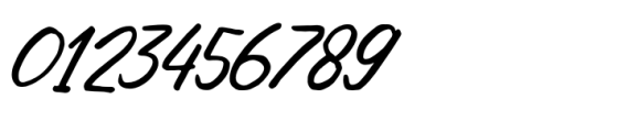 Gardening Italic Font OTHER CHARS