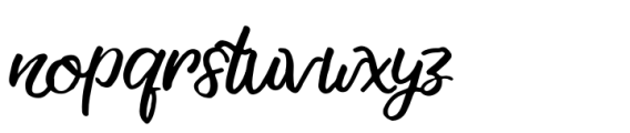 Gardening Regular Font LOWERCASE