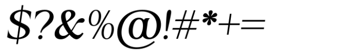Gardenist Italic Font OTHER CHARS