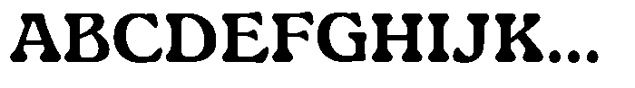 Gardino Bold Font UPPERCASE