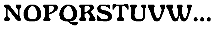 Gardino Bold Font UPPERCASE
