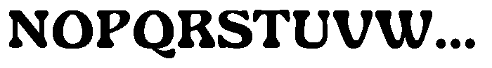 Gardino Extra Bold Font UPPERCASE