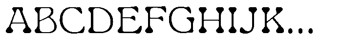 Gardino Light Font UPPERCASE