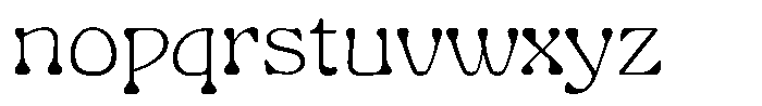 Gardino Light Font LOWERCASE