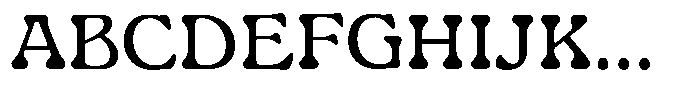 Gardino Medium Font UPPERCASE