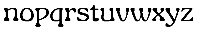 Gardino Medium Font LOWERCASE