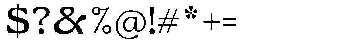 Gardino Semi Bold Font OTHER CHARS